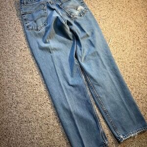 Vintage 90s Levi's 550 Made in USA Blue Jeans 33x32 Relaxed Fit Denim